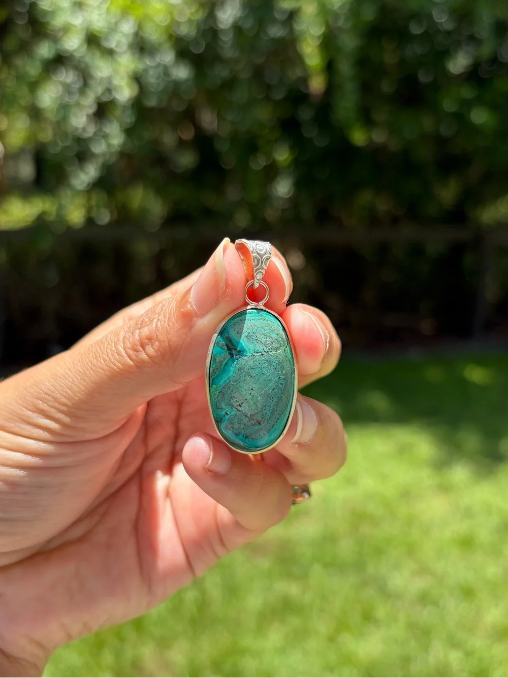 N/A natural chrysocolla